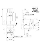 EV150-C 2-vías unidireccional pilotado de cartucho